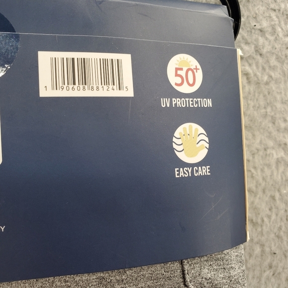 Ocean Gear Mens Small Rash Guard Swim Top Long Sleeve Gray UPF 50+ NWT - Picture 4 of 4